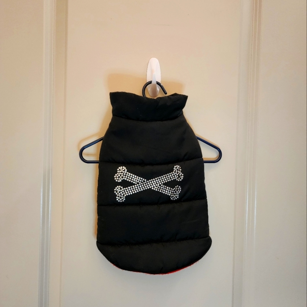 Bad to the Bone Dog Quilted Vest
